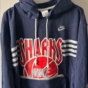 Nike Men's Navy Sharks Hoodie